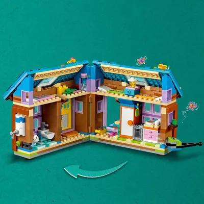 Zdjęcie produktu dla LEGO Friends Mobilny domek, zestaw do zabawy w domek dla lalek z samochodem, Leo i Liann, pomysł na prezent dla dziecka - dla 7-latka, chłopca i dziewczynki, postacie z serii 2023, 41735