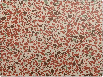 Obrázok produktu pre Teracová Mozaika– Ochranná podložka na podlahu – Podložka pod stoličku – 120 x 90 cm – Protišmyková podložka na tvrdé podlahy