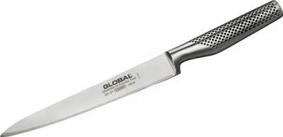 Produktbild von Europäisches Küchentranchiermesser 22cm Global Gf-37 für Fleisch und Fisch