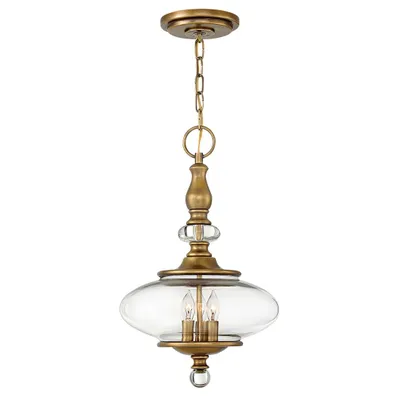 Immagine prodotto di Lampada a sospensione Elstead Wexley, attacco E14, modello Heritage, in ottone