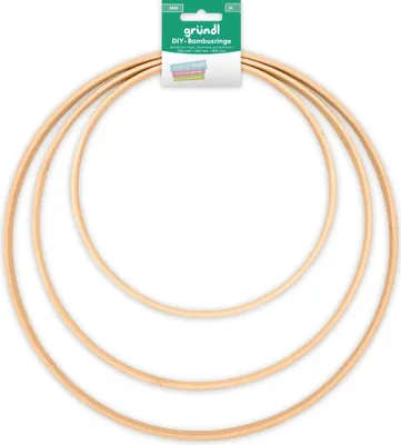 Produktbild von Gründl DIY Bambus-Ringe 205 mm 260 mm 305 mm