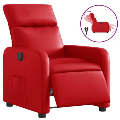 Produktbild von vidaXL Relaxsessel Elektrisch Rot Kunstleder