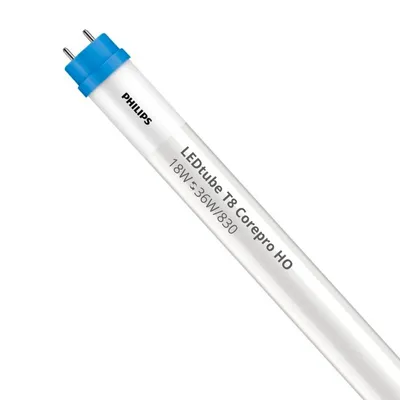 Zdjęcie produktu dla Philips CorePro LED Tube (EM/Mains) High Output 18W 1850lm - 830 Warm White | 120cm - Zamiennik 36W