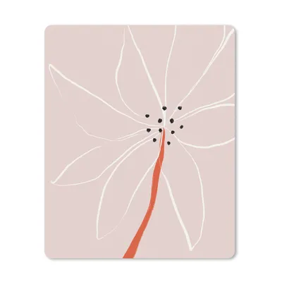 Produktbild von MuchoWow® Mauspad Mousepad Blumen - Abstrakt - Pastell 30x40 cm - Mousepads - Maus Mat - Pad - Mausunterlage - Mausmatten