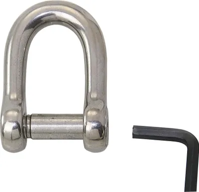 Produktbild von Rundschäkel mit Innensechskant, gerade, Ø:6 mm