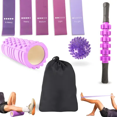 Produktbild von Schaumstoffrolle Massagerolle Faszienrolle - Hochdichter Schaumstoff - Für Pilates und Krafttraining - Muskelmassage nach dem Sport