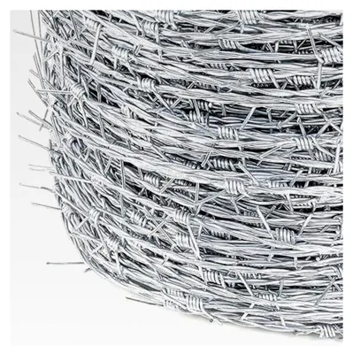 Produktbild von Verzinkter Stacheldraht, 250m, 2,2mm, Drahtrolle für Zäune