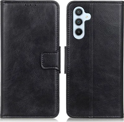Produktbild von Mobigear Classy  Samsung Galaxy A54 Hülle Klapphülle Geldbörse - Schwarz