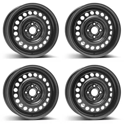 Productafbeelding van 4 stalen velgen, 5.5Jx15 inch, ET45, 4x100 boutgaten, geschikt voor Honda Insight en Jazz. Set van 4