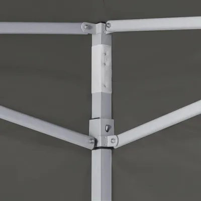Image de vidaXL Tente de réception pliante Pop-Up avec 4 parois latérales 3 x 3 m Anthracite
