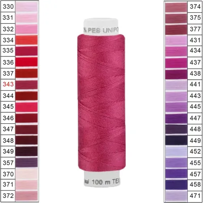 100m / 1 Spule Unipoly 120 TEX14x2 Polyester weinrot