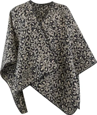 Zdjęcie produktu dla Poncho Leo kolor antracytowy 140x70cm marki David Fussenegger
