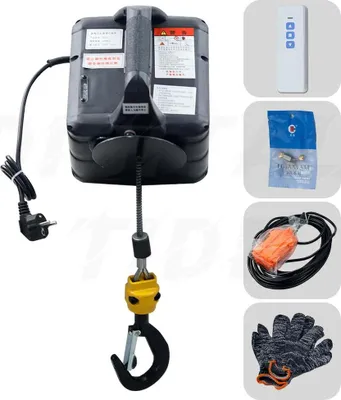 Immagine prodotto di Gru elettrica ad argano, portata 500 kg, velocità di sollevamento efficiente, 220V, 500 kg