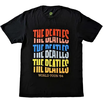 Produktbild von The Beatles Colour Wave Black XL T-Shirt