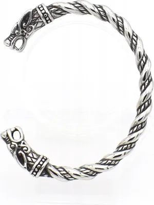 Immagine prodotto di WIKING WOLVES BRANSOLET nordico ARGENTO 440