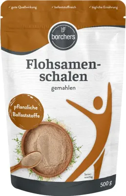 Produktbild von borchers gemahlene Flohsamenschalen 500g