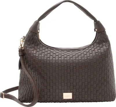 Produktbild von L.CREDI Schultertasche Radka Hobo Bag Chocolate dunkelbraun