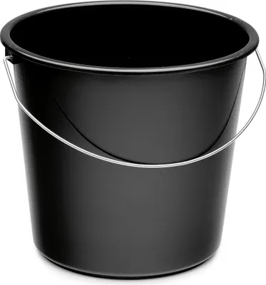Produktbild von 5er Set Haushaltseimer 10 Liter schwarz