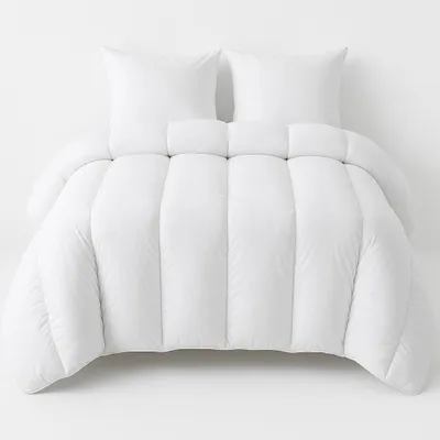 Image de Couette Ultra Chaude Microfibre Blanche - 2 personnes 220 x 240 - 13003