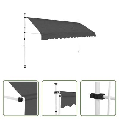 Immagine prodotto di The Living Store Tenda a scomparsa manuale 400 cm Antracite