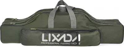 Produktbild von 80 cm Angeltasche, faltbare Angelruten-/Rollentasche, Angelruten-Ausruestung, Tackle-Tool, Tragetasche, Reisetasche, Aufbewahrungstasche, Organizer