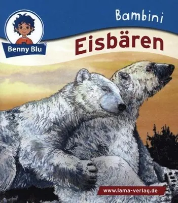 Immagine prodotto di Benny Blu Bambini Kinderbuch: Eisbären Geschichten- und Wissensbuch, 10,5 x 12 cm, 24-seitig, ab 3 Jahren