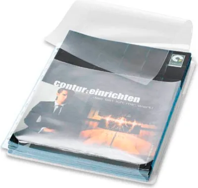 Produktbild von EICHNER Dokumentenhülle Dehnfaltentasche transparent A4, 10 St.