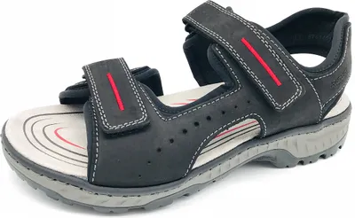 Produktbild von Rieker fsk herren sandalen Herren Sandale in Schwarz, Größe 45