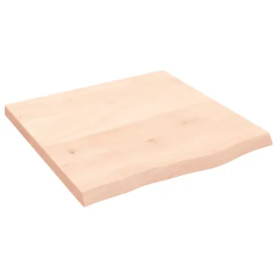 Produktbild von Waschtischplatte 60x60x(2-4) cm Massivholz Unbehandelt