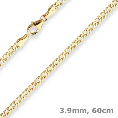 3-9mm-Zwillingspanzerkette-aus-585-Gelbgold-60cm