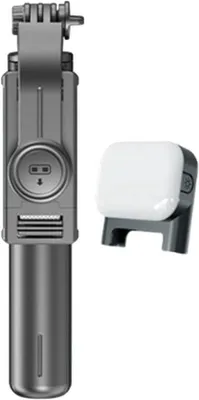 Immagine prodotto di Selfie stick girevole, telescopico e senza fili, compatto e portatile, con supporto per cellulare orientabile a 360 gradi