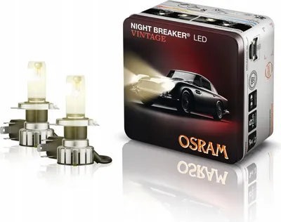 Produktbild von OSRAM H4 NightBreaker LED Vintage 2er Set 12V
