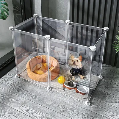 Produktbild von Tierkäfig 75 x 39 x 47 cm für Meerschweinchen, Kaninchen und Hamster, Innen- und Außenbereich