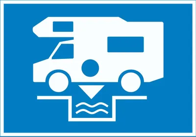 Produktbild von Entsorgungsstation Chemietoilette Schild A4 (210x297mm)