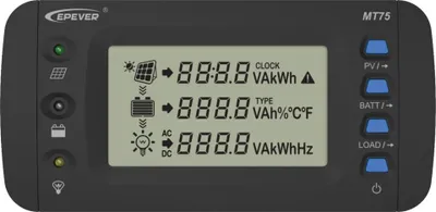 Produktbild von EPEVER MT75 externes Display für EPEVER/EPever Solarsteuerungen und Wechselrichter