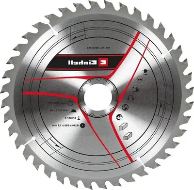 Image de Lame de scie circulaire 210 x 30 mm, 40 dents, largeur de coupe 18 mm, sans fil