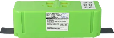 Produktbild von vhbw Akku kompatibel mit iRobot Roomba 696, 860, 890, 801, 850, 695, 805, 877, 895, 891, 965, 896, 691, 960 Saugroboter (5200 mAh, 14,4 V, Li-Ion)