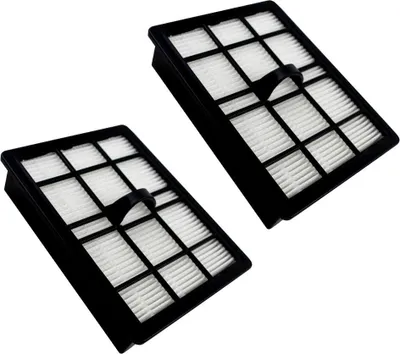 Produktbild von 2x HEPA-Filter / Allergie / Pollen / Hygienefilter Ersatz Abluft Filter Kassette für Aura H4808 Grundig GML4500 VCC 5650 Hoover Powerforce H5003