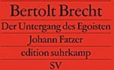 Obrázok produktu pre Untergang des Egoisten Johann Fatzer