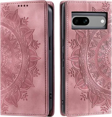Produktbild von Hülle für Google Pixel 8a Handyhülle Flip Case Cover Tasche Etui Mandala
