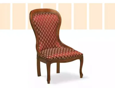 Produktbild von Luxus Design Polster Stuhl Sitz Esszimmer Klassische Textil Möbel Lehnstuhl