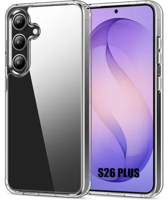 Image de Coque pour Samsung Galaxy S26 Plus, Protection Silicone Antichoc Anti-Rayures Ultra Slim Transparent