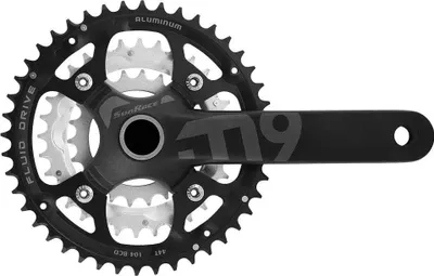 Produktbild von Sunrace M9 Kurbelgarnitur Silber 175 mm / 44/32/22t Silber 175 mm