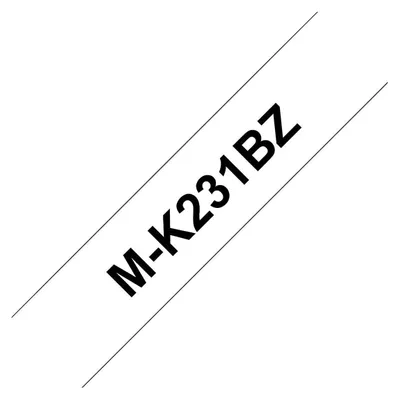 Immagine prodotto di Cartuccia nastro per lettere Brother 12 mm bianco/nero MK231BZ