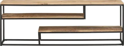Produktbild von vidaXL TV-Schrank 130x30x45 cm Raues Mangoholz