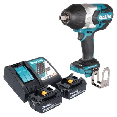 Immagine prodotto di Avvitatore a impulsi a batteria Makita DTW 1004 RF 18 V 1050 Nm 1/2" brushless + 2x batteria ricaricabile 3,0 Ah + caricabatterie