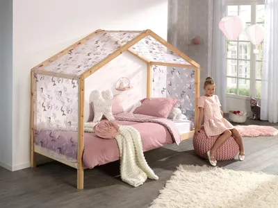 Produktbild von Bett Hausbett Dallas Three S 90x200 cm Natur