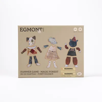 Productafbeelding van Hamerspel met houten hamer en kurkpaneel, Egmont Toys