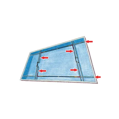 Produktbild von Sport-Thieme Wasserballspielfeld "Amsterdam", Spielfeld 25x20 m, 25 m Becken