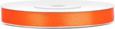 Produktbild von Satinband Orange Schmal 25m, Satinband 6 mm orange - Einheitsgröße